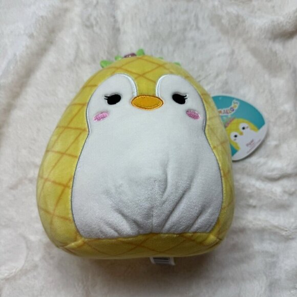Kelly Toy Original Squishmallows Piper Penguin Pineapple Costume 7" Soft Plush - Picture 1 of 3